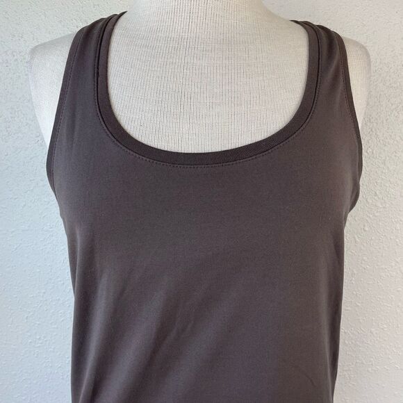 Old Navy Brown Athletic Tank Top Size L EUC - Picture 2 of 6